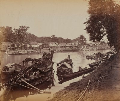 A Backwater, Mandalay by British Photographer